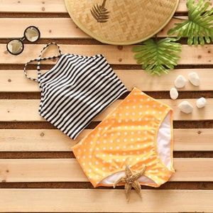 Sexy Bikini Stripe Halter